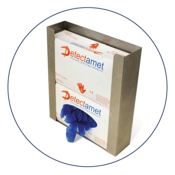 Blue Metal Detectable Disposable Vinyl Gloves (Pack of 100) - Image 2